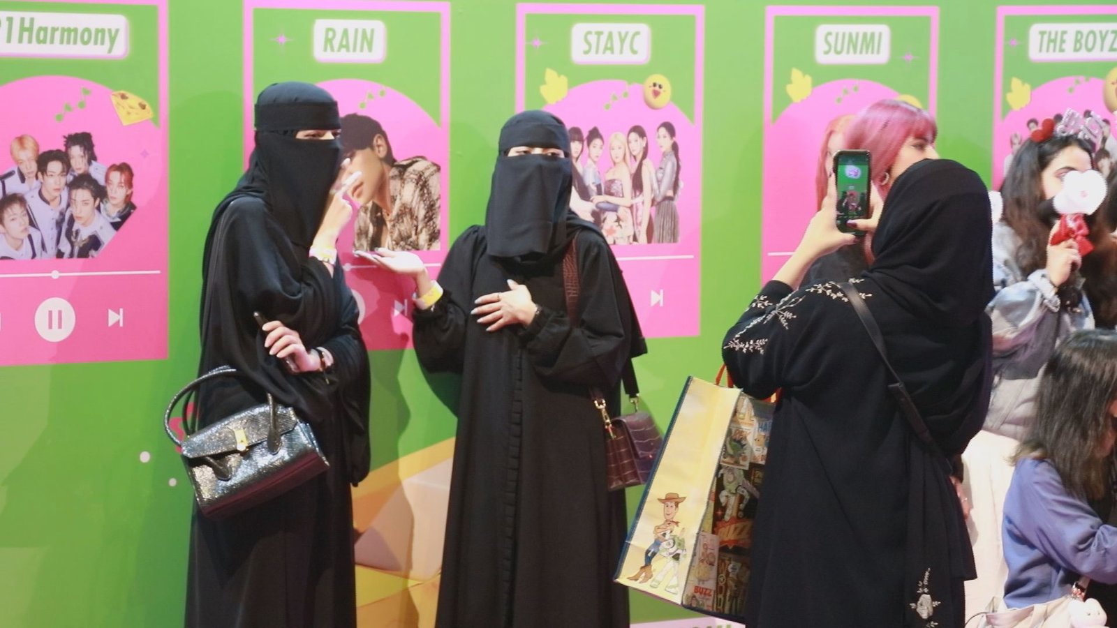 KCON 사우디아라비아 공연 현장