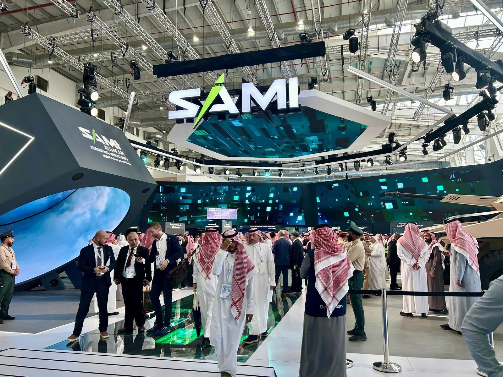 사우디 군수산업회사(SAMI) 전시관 — 출처: 통신원 촬영