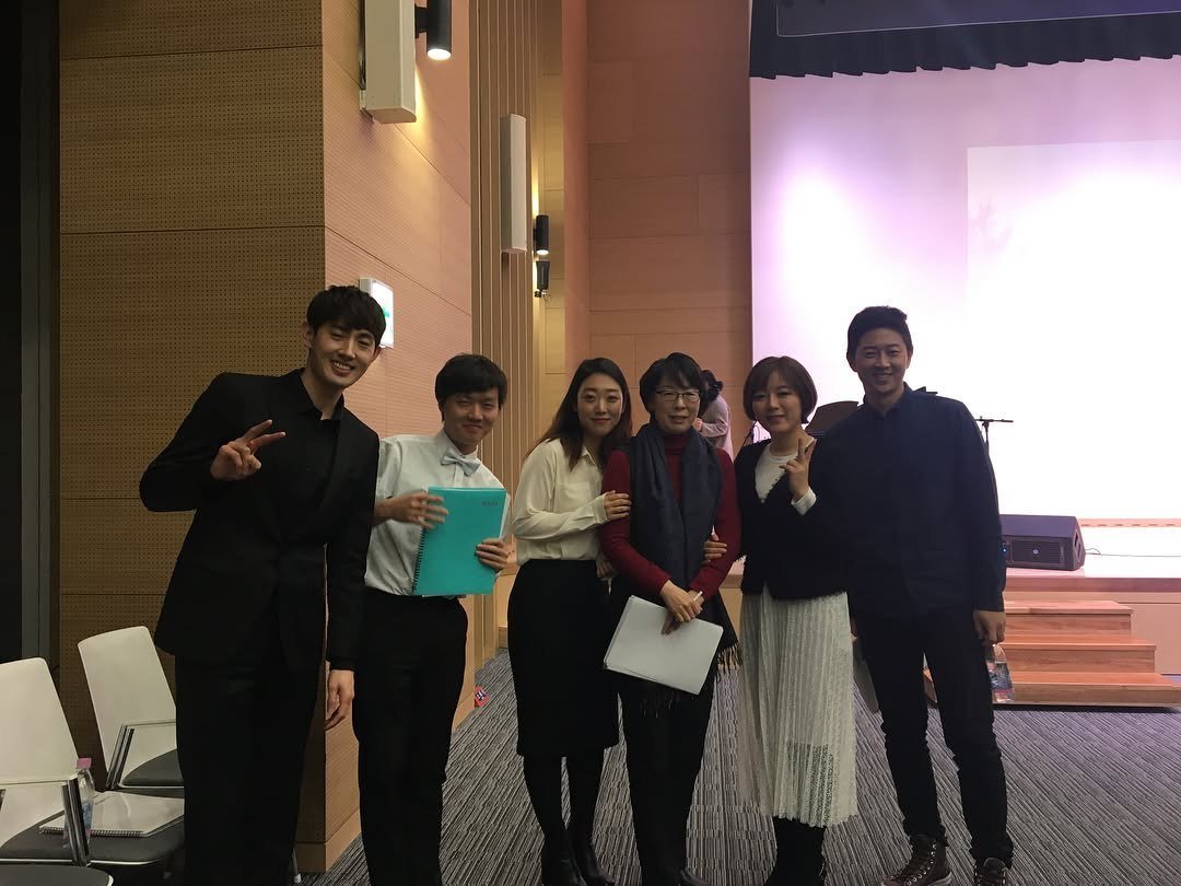 이기성 시인과 낭만씨어터 단체사진